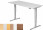 Höhenverstellbarer Tisch RT-ERGO standup - 180 x 80 cm - Weiß