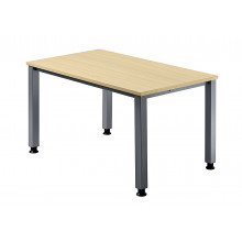 Schreibtisch RT-ERGO Q-Serie - 120 x 80 cm - Ahorn